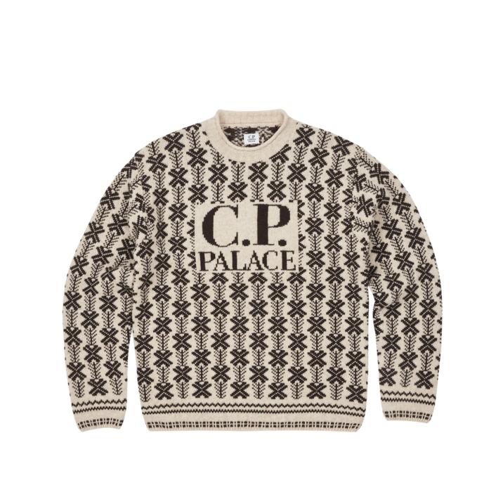 PALACE C.P. COMPANY LAMBSWOOL KNIT STONE one color