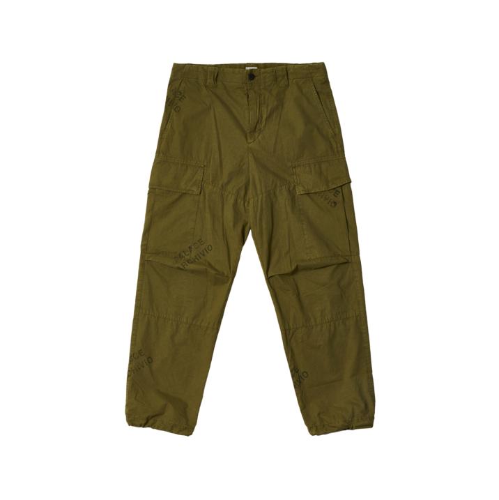 PALACE C.P. COMPANY WASHED COTTON CARGO OLIVE one color