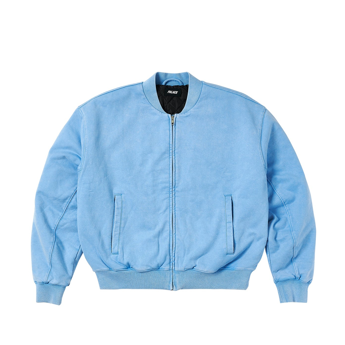 Thumbnail WASH OUT BOMBER JACKET CRYSTALISED BLUE one color