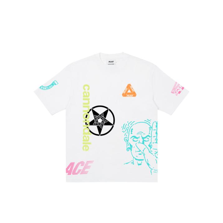 PALACE T-SHIRT CANNONDALE WHITE one color