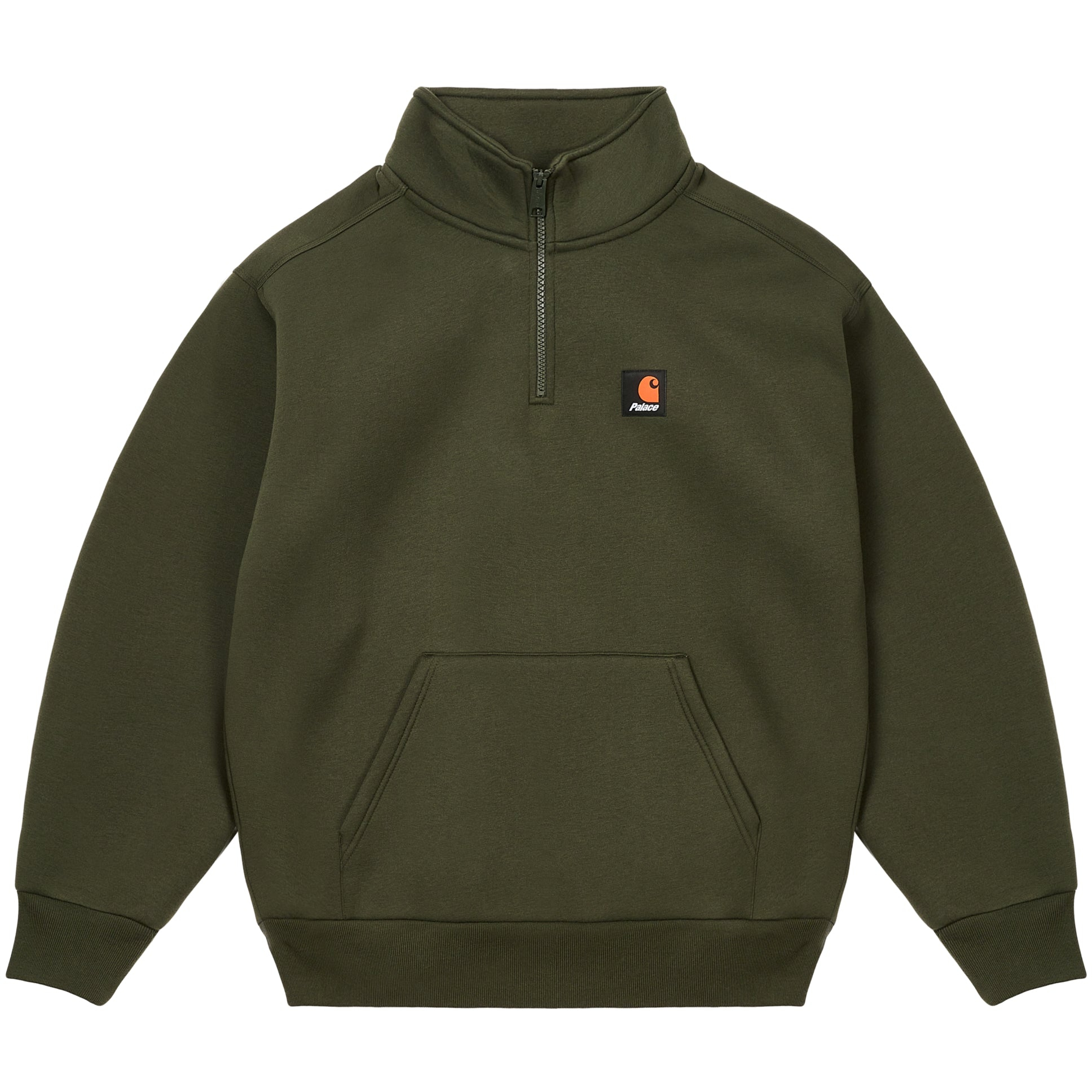 Thumbnail PALACE CARHARTT WIP CARLUX 1/2 ZIP SWEATSHIRT PLANT one color