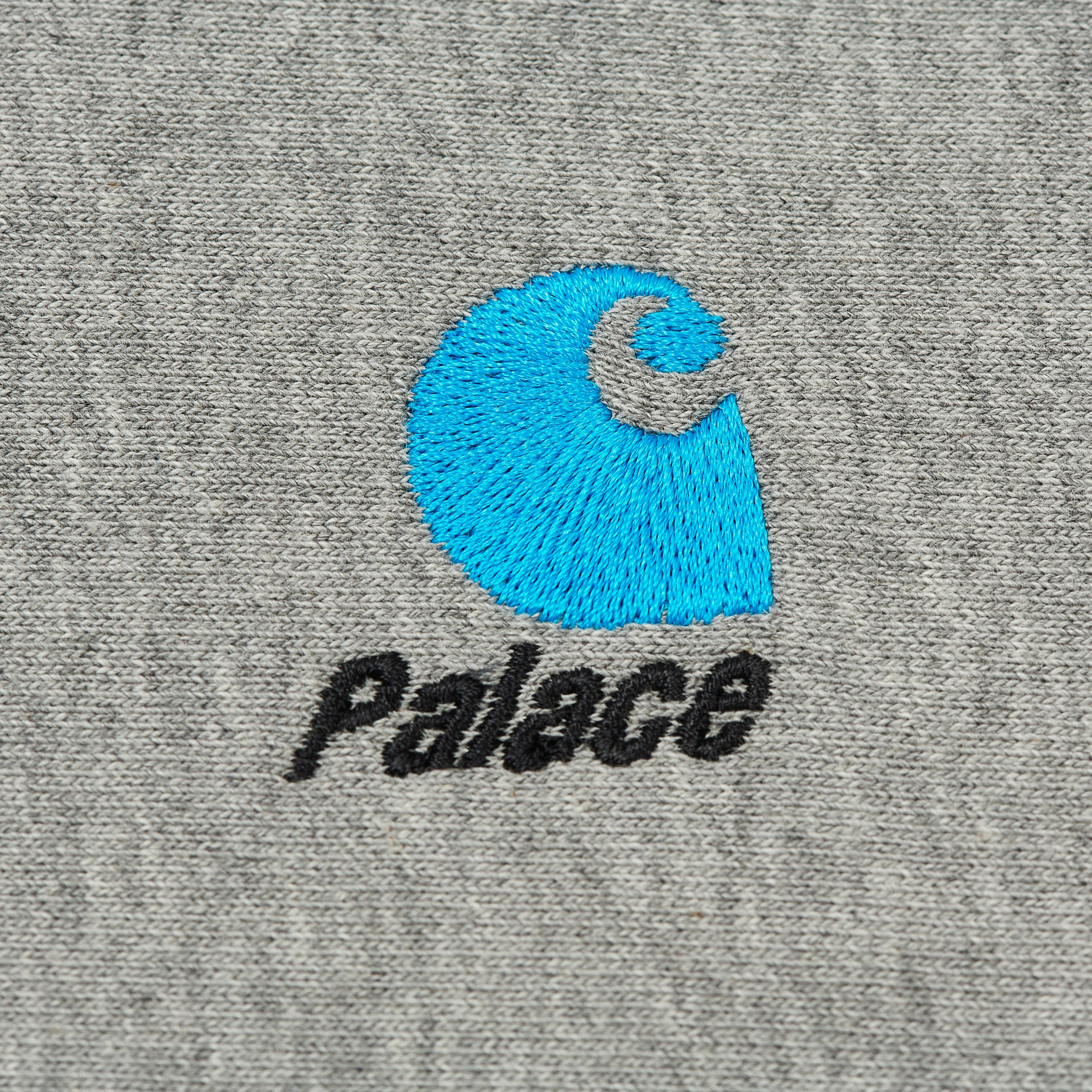 Thumbnail PALACE CARHARTT WIP HOOD HEATHER GREY one color