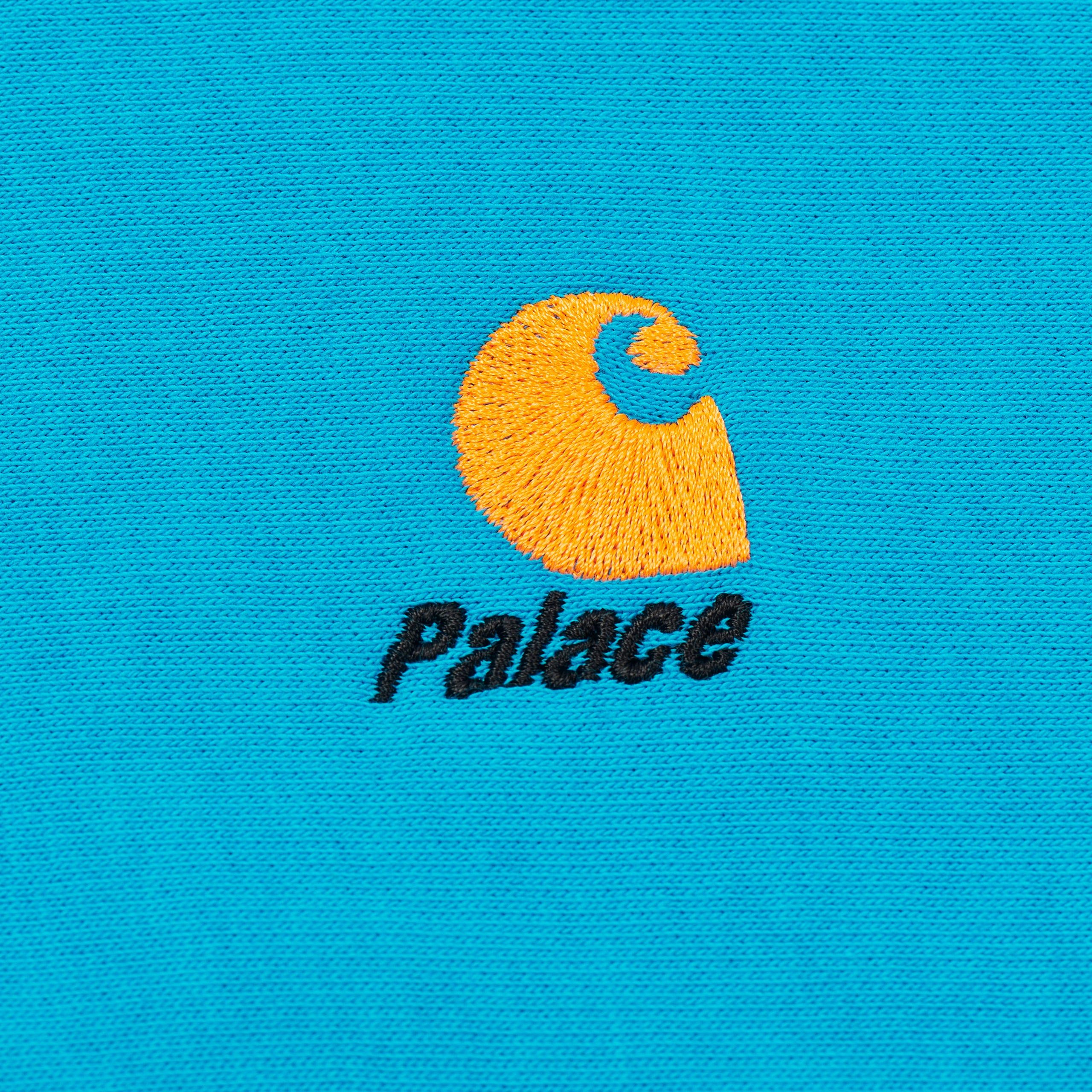 Thumbnail PALACE CARHARTT WIP HOOD SAFETY BLUE one color