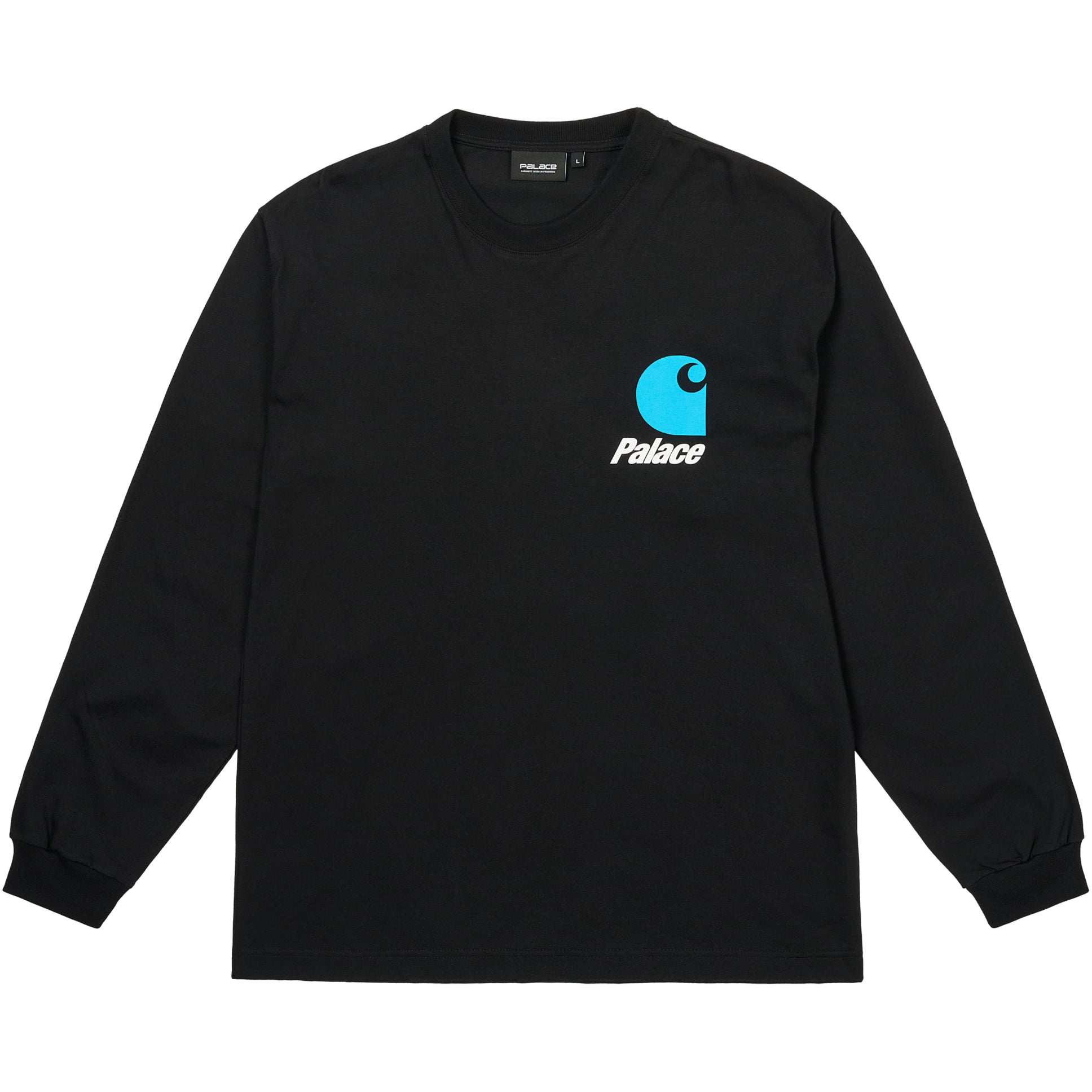 Thumbnail PALACE CARHARTT WIP LOGO LONGSLEEVE BLACK one color