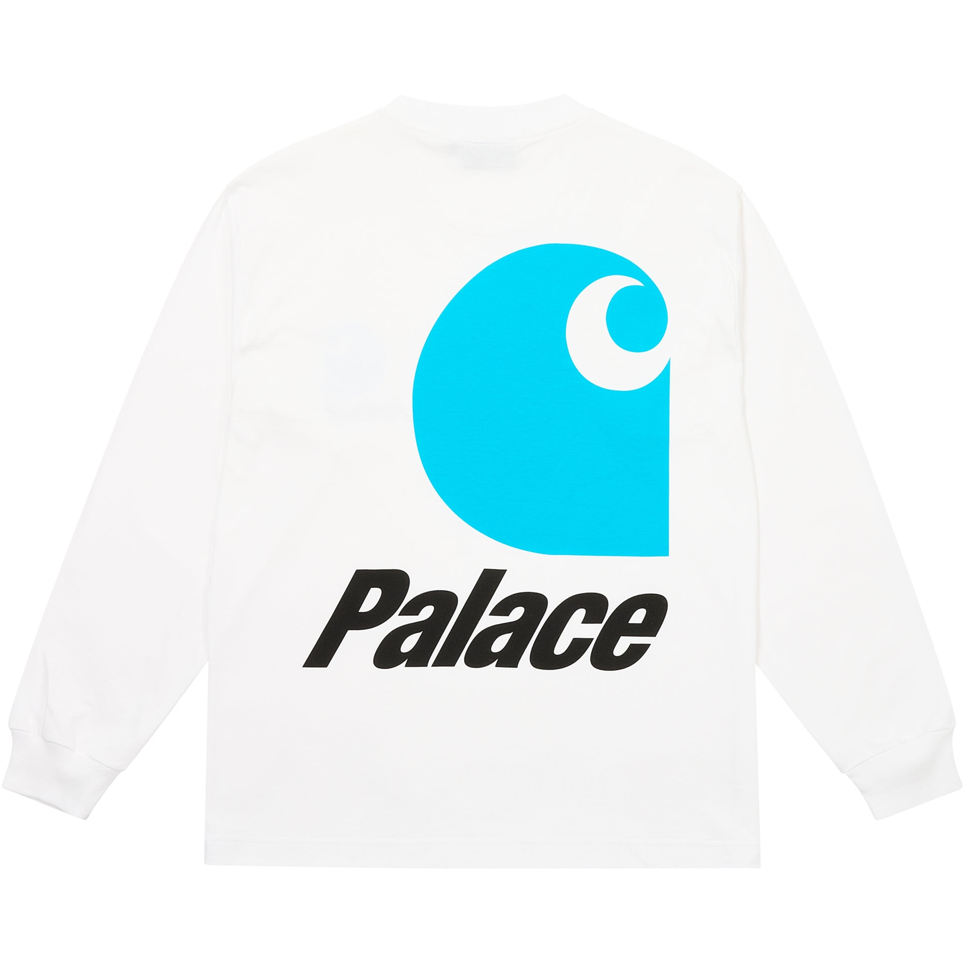 Thumbnail PALACE CARHARTT WIP LOGO LONGSLEEVE WHITE one color