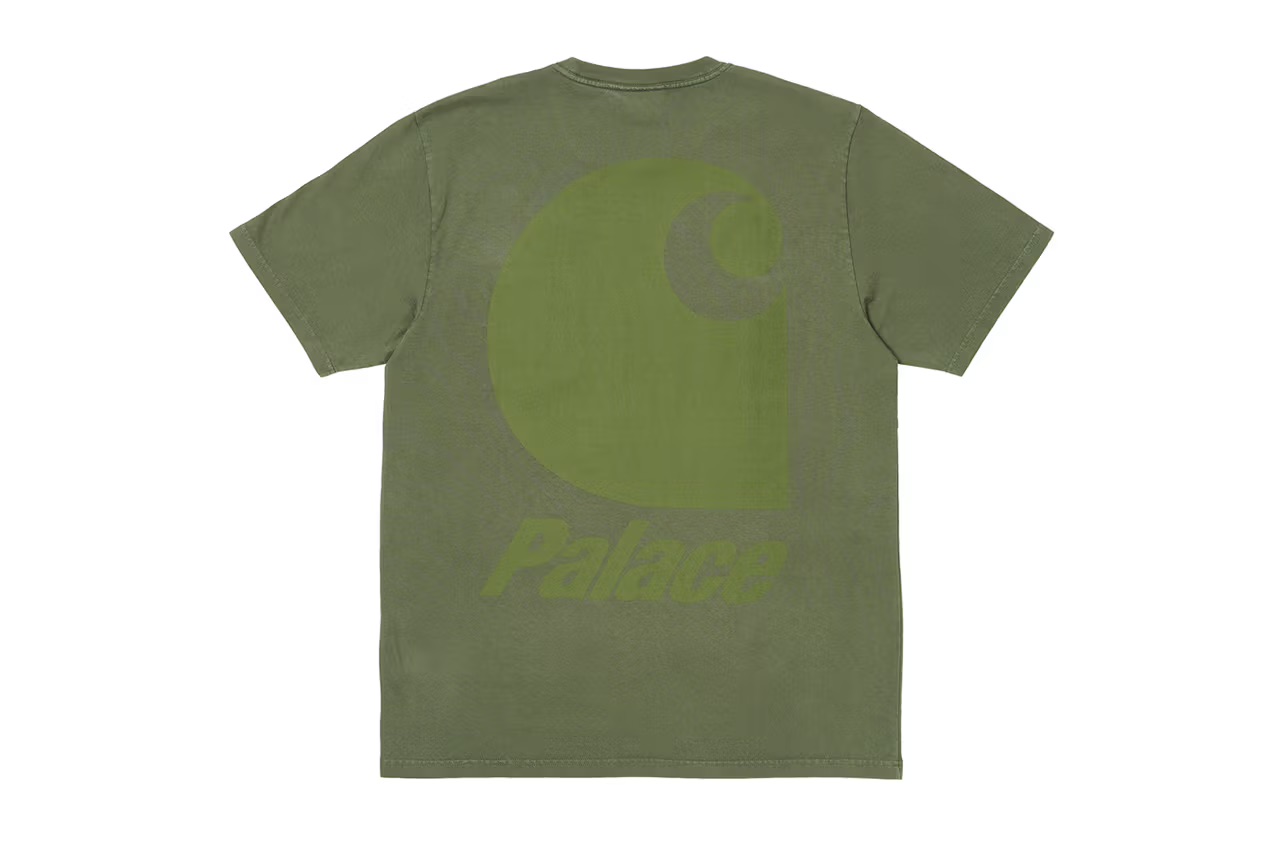 Palace Carhartt Wip S/s Pocket T-Shirt Dollar Green - Palace 
