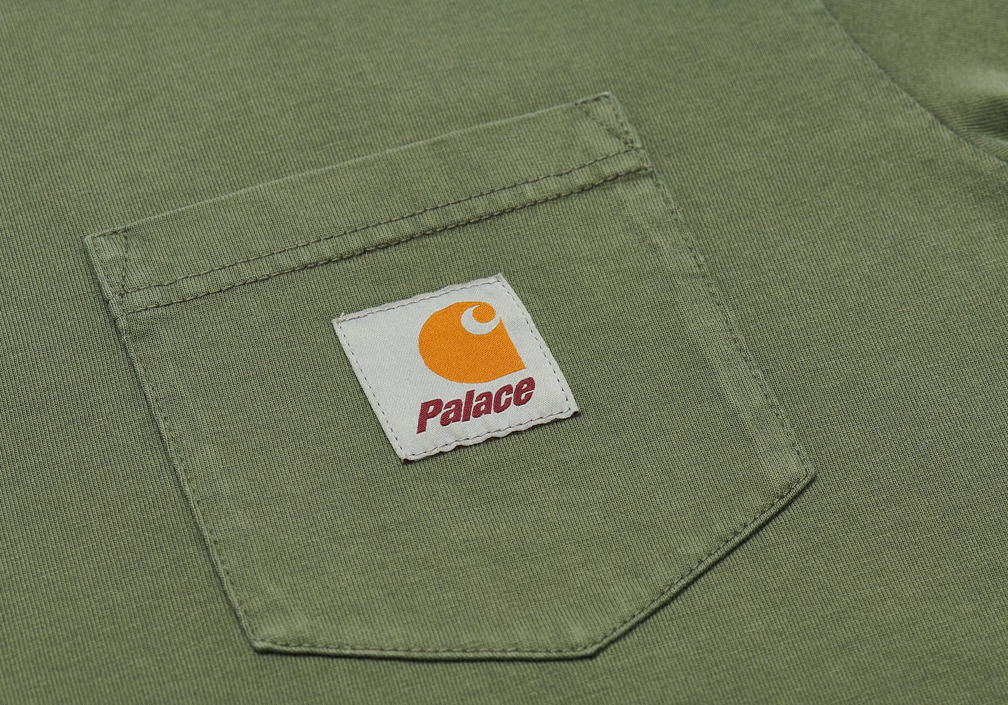 Palace Carhartt Wip S/s Pocket T-Shirt Dollar Green - Palace ...
