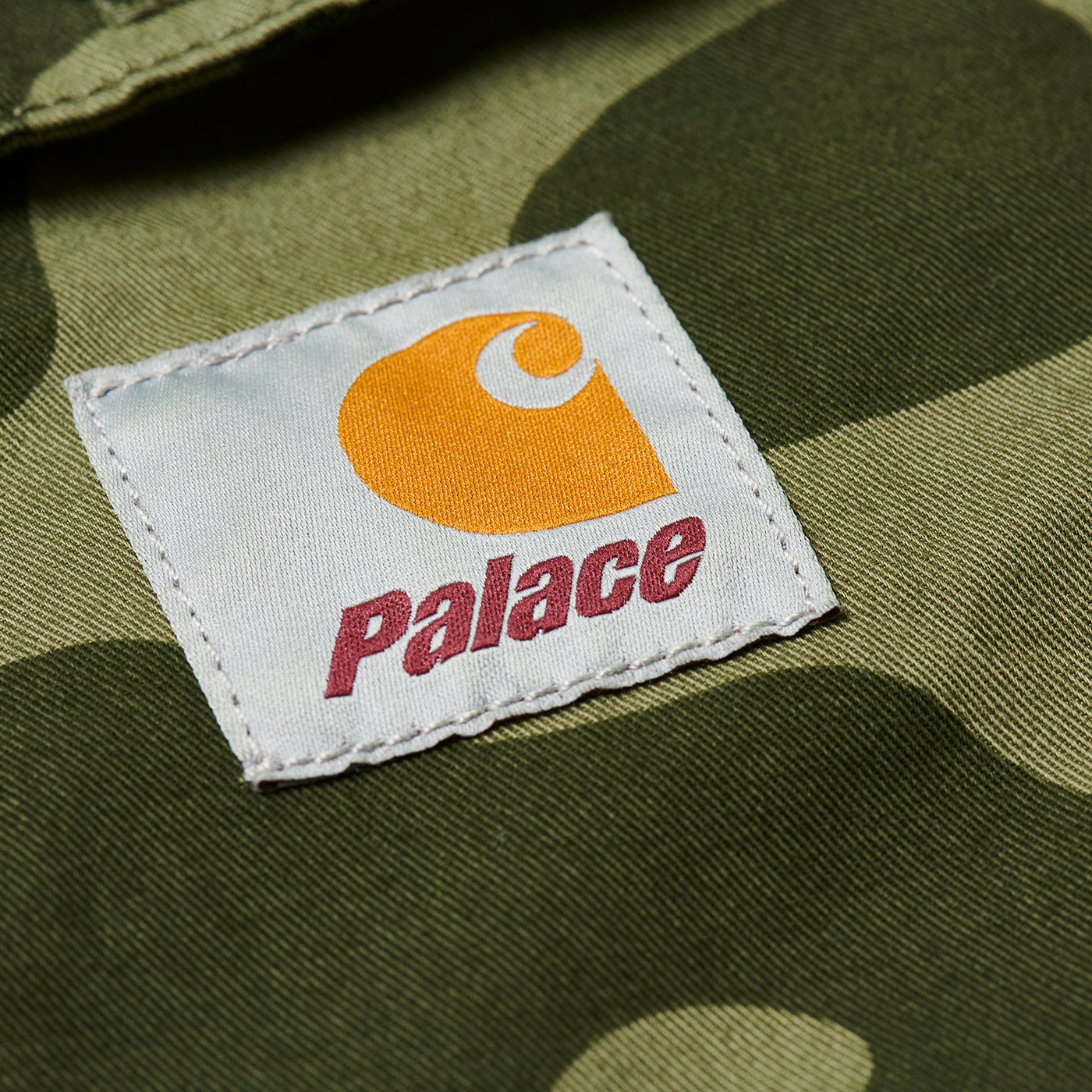 Thumbnail PALACE CARHARTT WIP LONGSLEEVE MASTER SHIRT DOLLAR GREEN CAMO one color