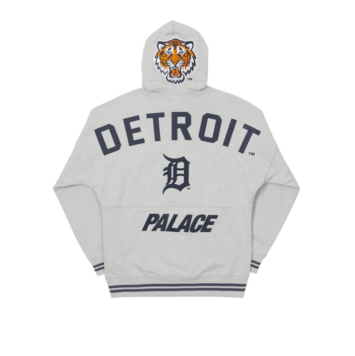 PALACE SKATEBOARDS HOODIE DETROIT GREY one color