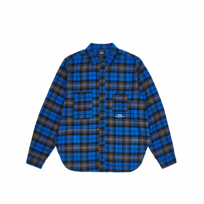 Thumbnail PALACE ENIGNEERED GARMENTS PANEL CHECK WORK SHIRT BLUE one color