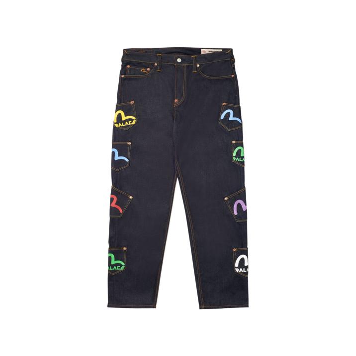 Thumbnail PALACE EVISU MULTI POCKET JEAN INDIGO one color