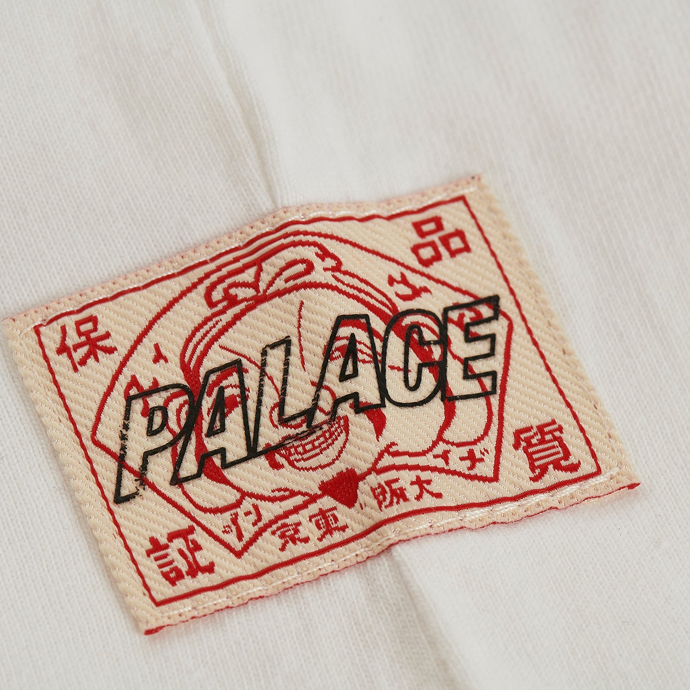 Palace Evisu Seagull Raglan T-Shirt Off White - Palace Evisu 2023 ...