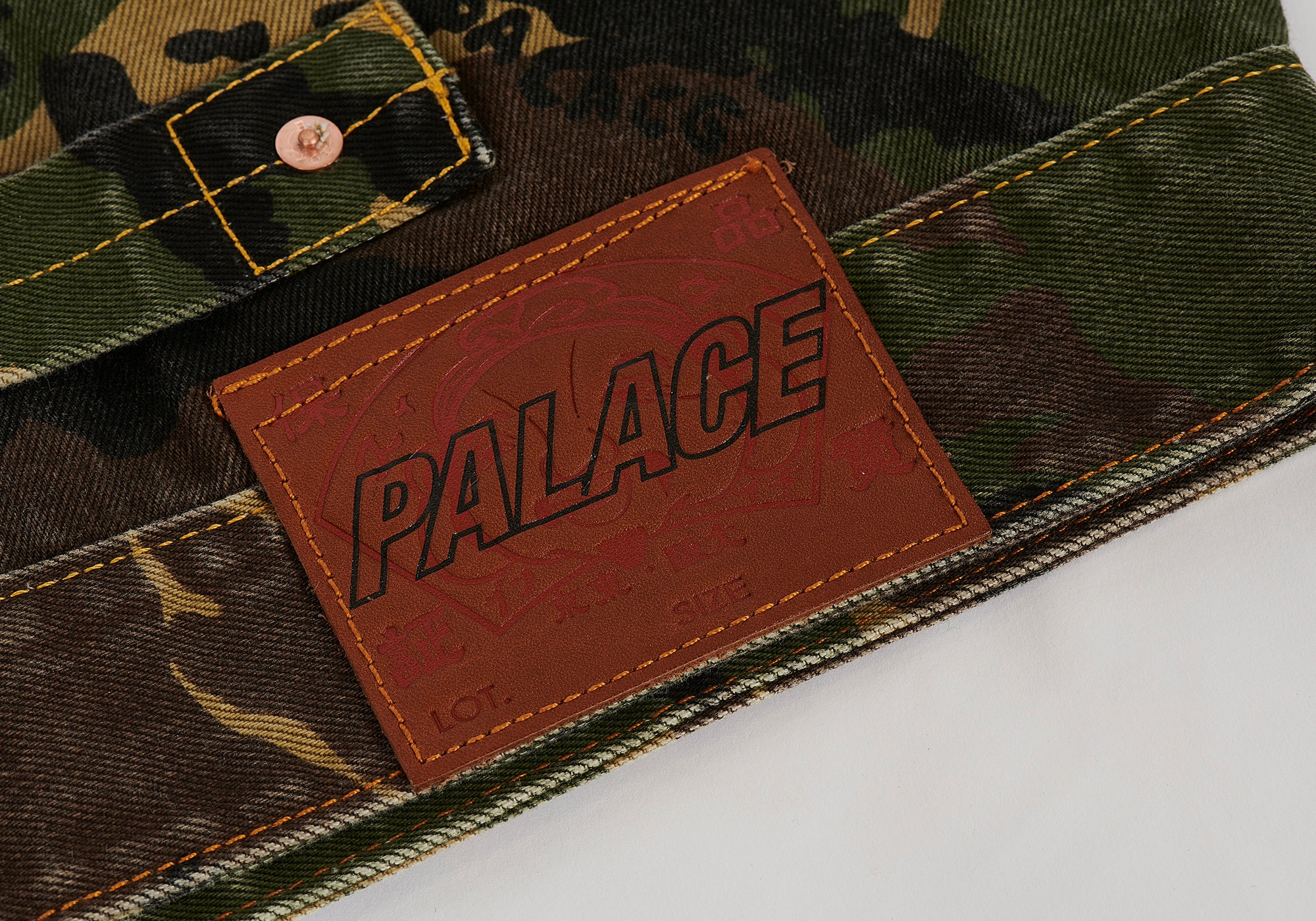 Palace Evisu Type One Denim Jacket Camo - Palace Evisu 2023 