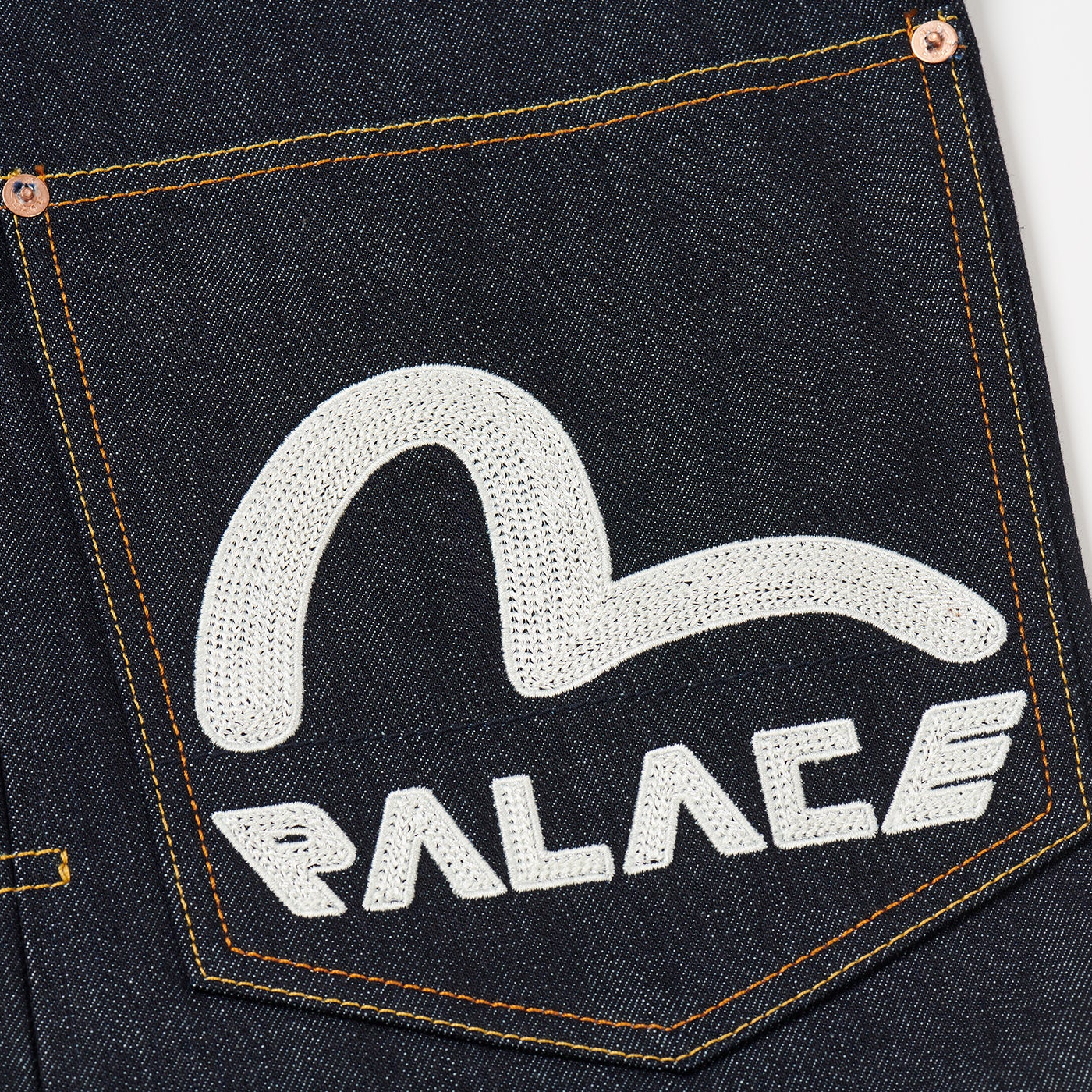 Thumbnail PALACE EVISU DICE DENIM JACKET RAW one color