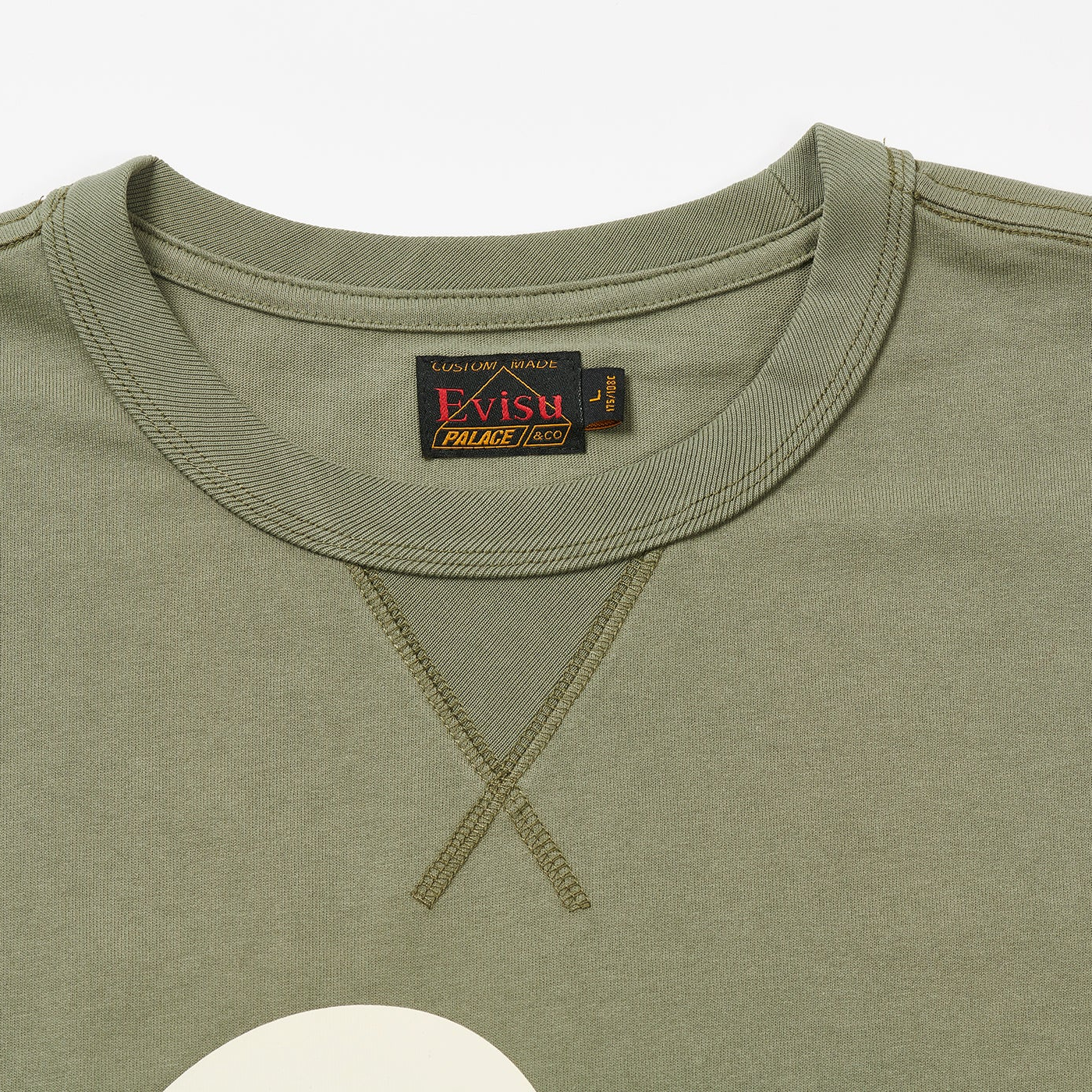 Thumbnail PALACE EVISU LOGO T-SHIRT OLIVE one color