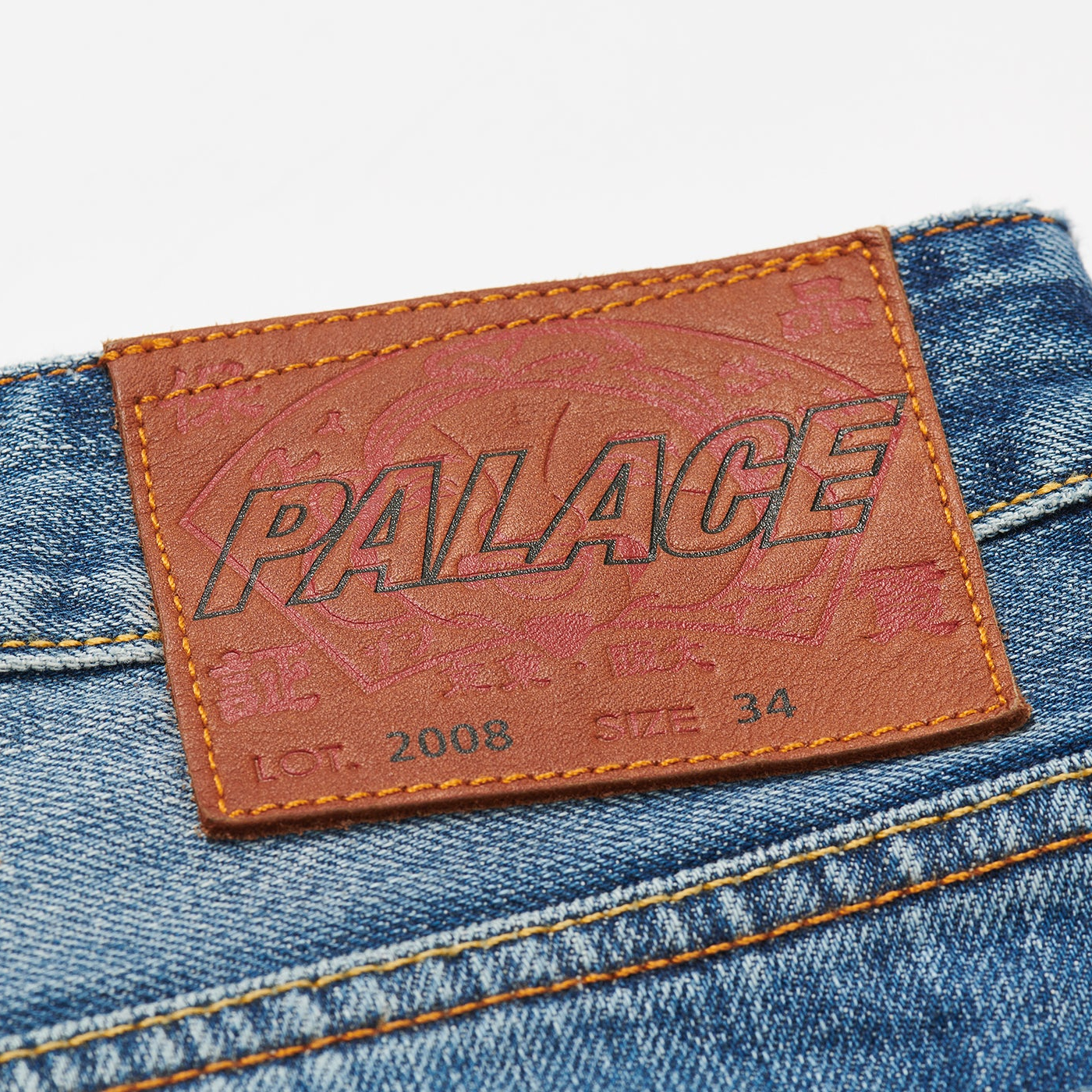 Thumbnail PALACE EVISU DICE DENIM JEAN LIGHT WASH one color