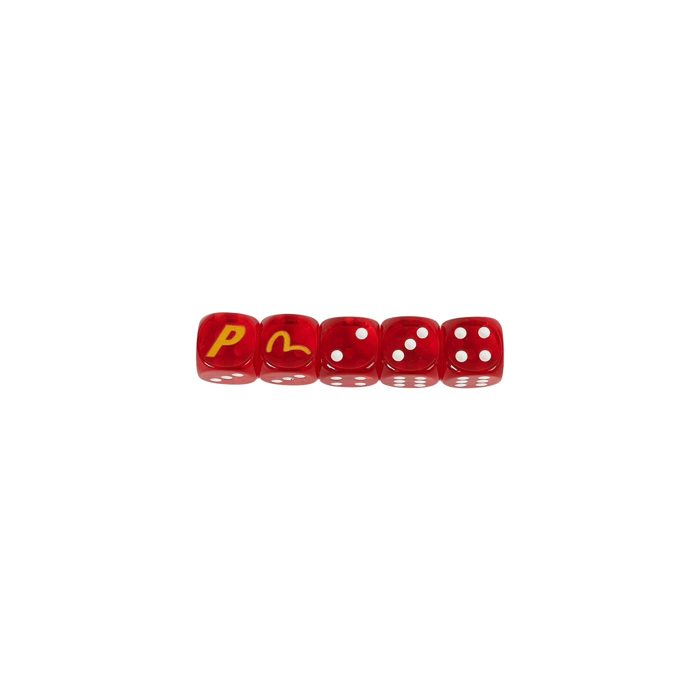 Thumbnail PALACE EVISU DICE RED one color