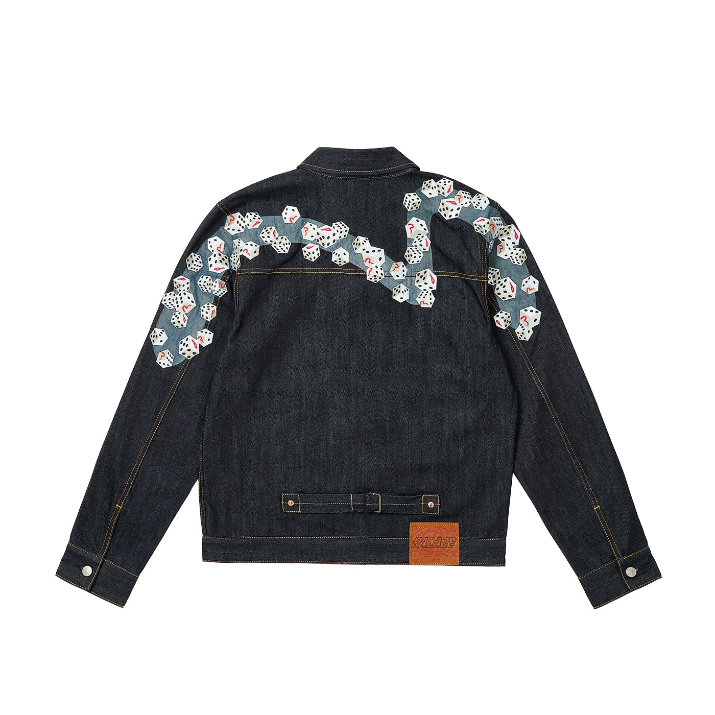 Thumbnail PALACE EVISU DICE DENIM JACKET RAW one color