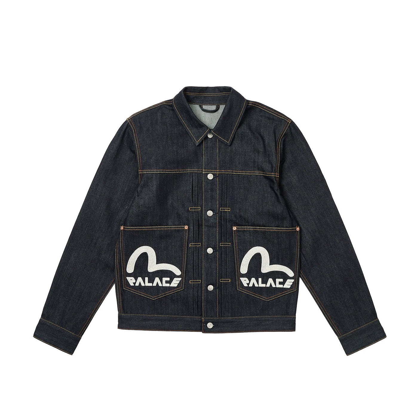 Thumbnail PALACE EVISU DICE DENIM JACKET RAW one color