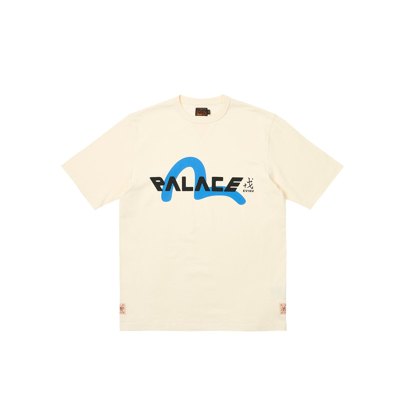 Thumbnail PALACE EVISU LOGO T-SHIRT WHITE one color