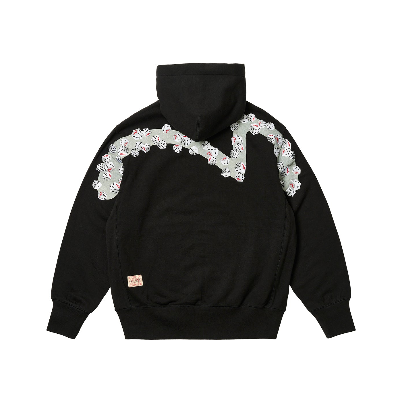 Thumbnail PALACE EVISU ZIP HOOD BLACK one color