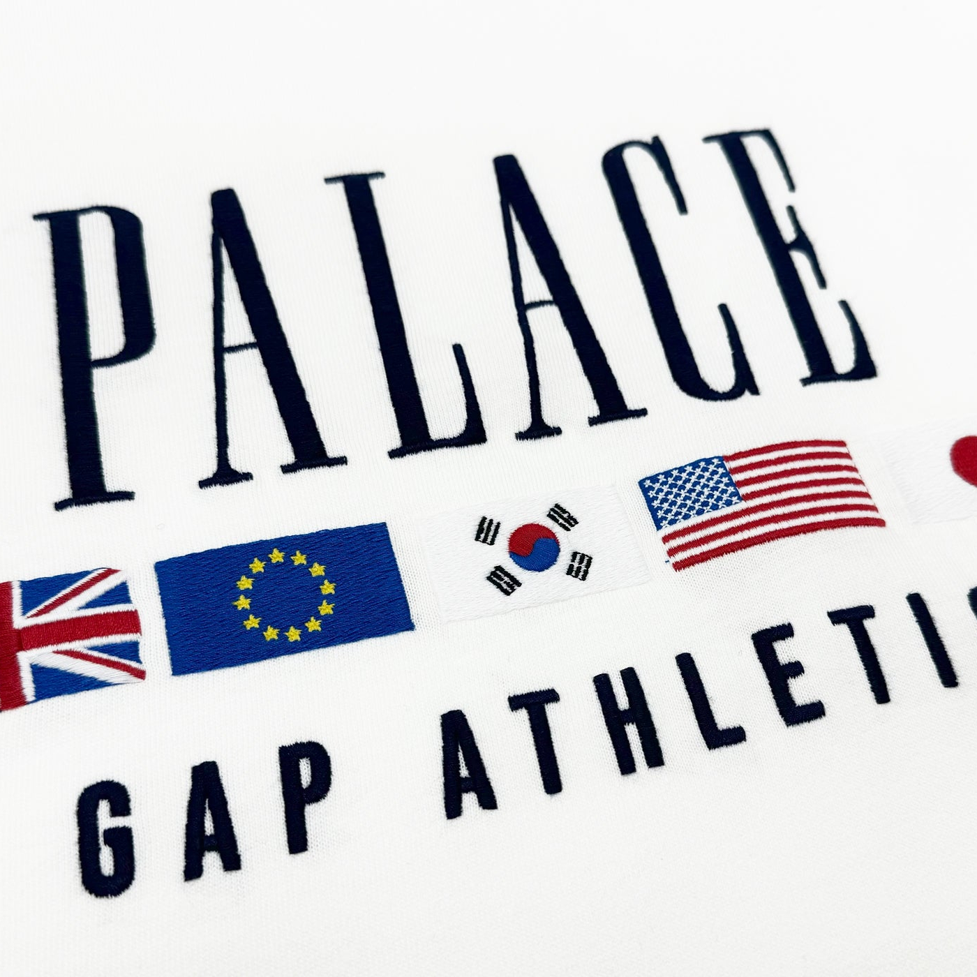 Thumbnail PALACE GAP HEAVY JERSEY T-SHIRT WHITE one color