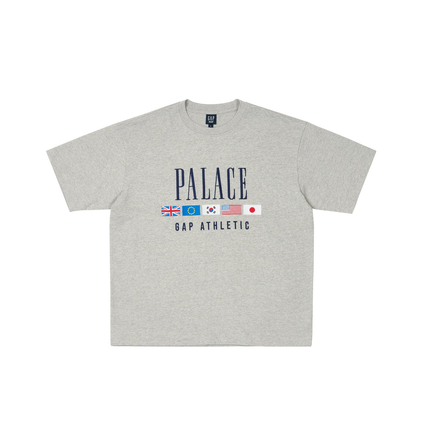 Thumbnail PALACE GAP HEAVY JERSEY T-SHIRT GREY one color