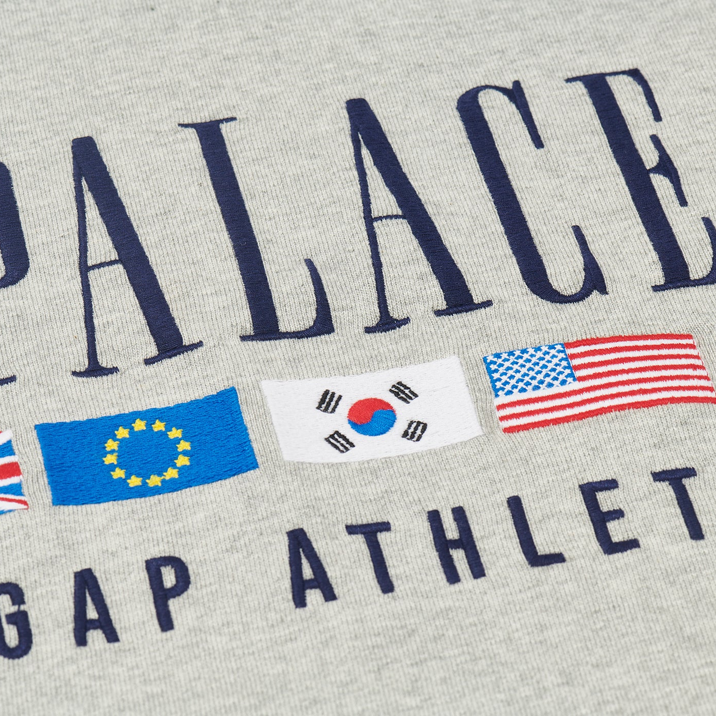 Thumbnail PALACE GAP HEAVY JERSEY T-SHIRT GREY one color