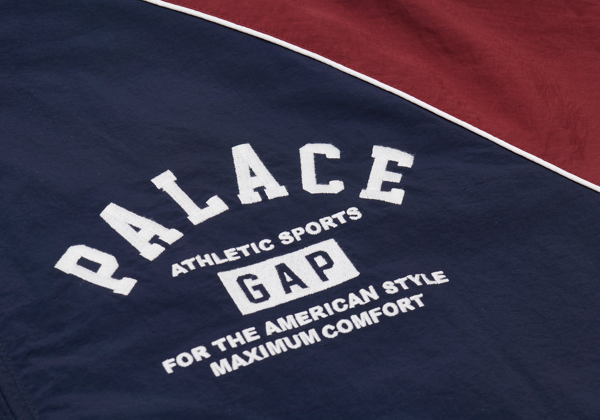Palace Gap Kids Nylon Track Top Navy / Red - Palace Gap 2024 