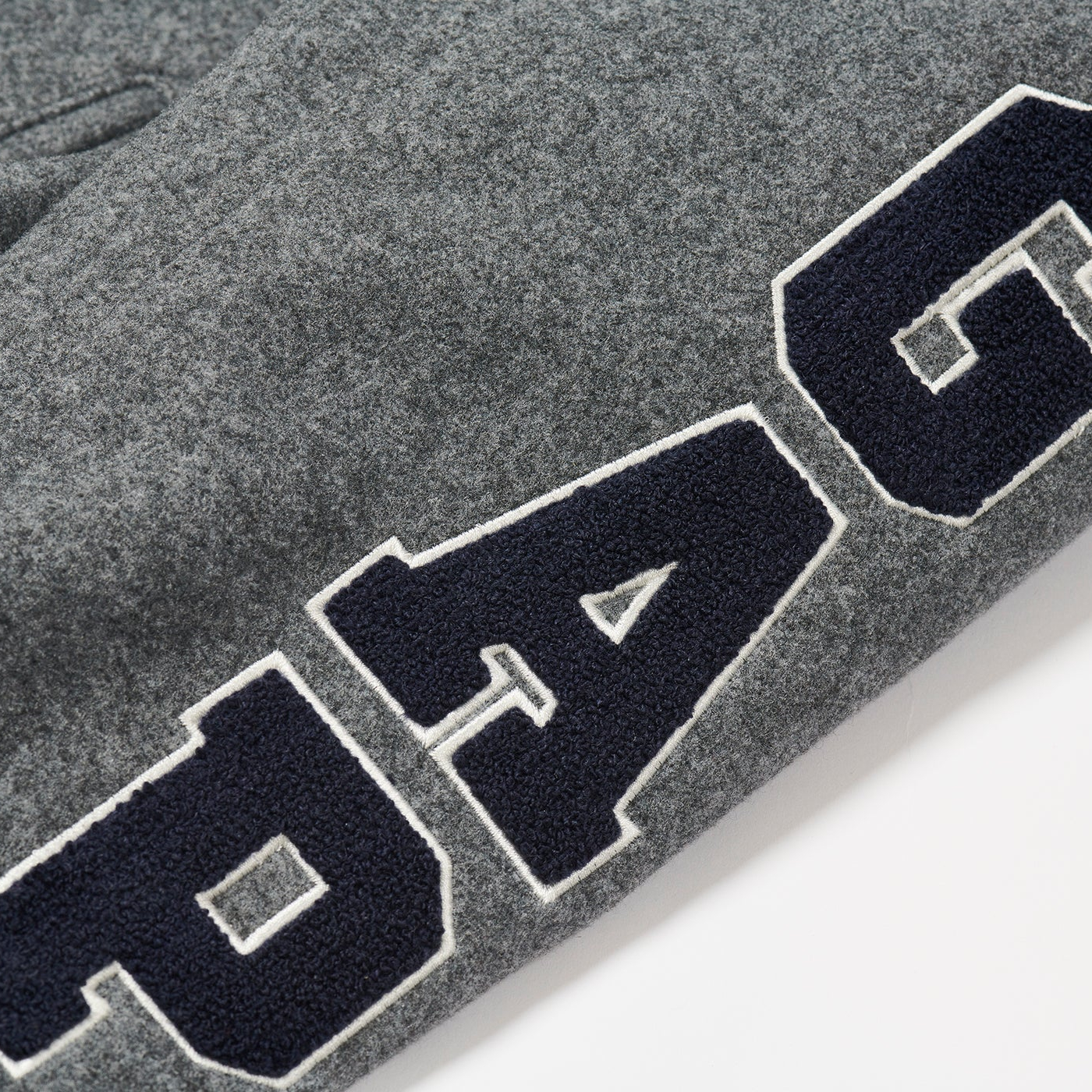 Thumbnail PALACE GAP VARSITY JACKET GREY one color