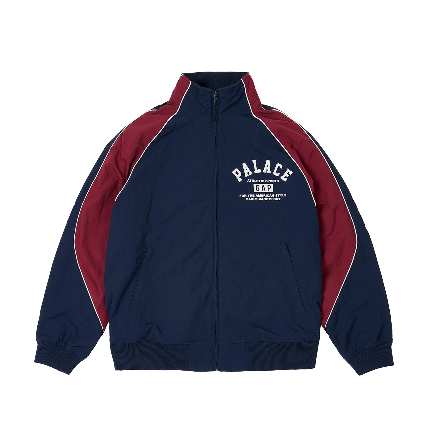 Palace Gap Nylon Track Top Navy / Red - Palace Gap 2024 - Palace