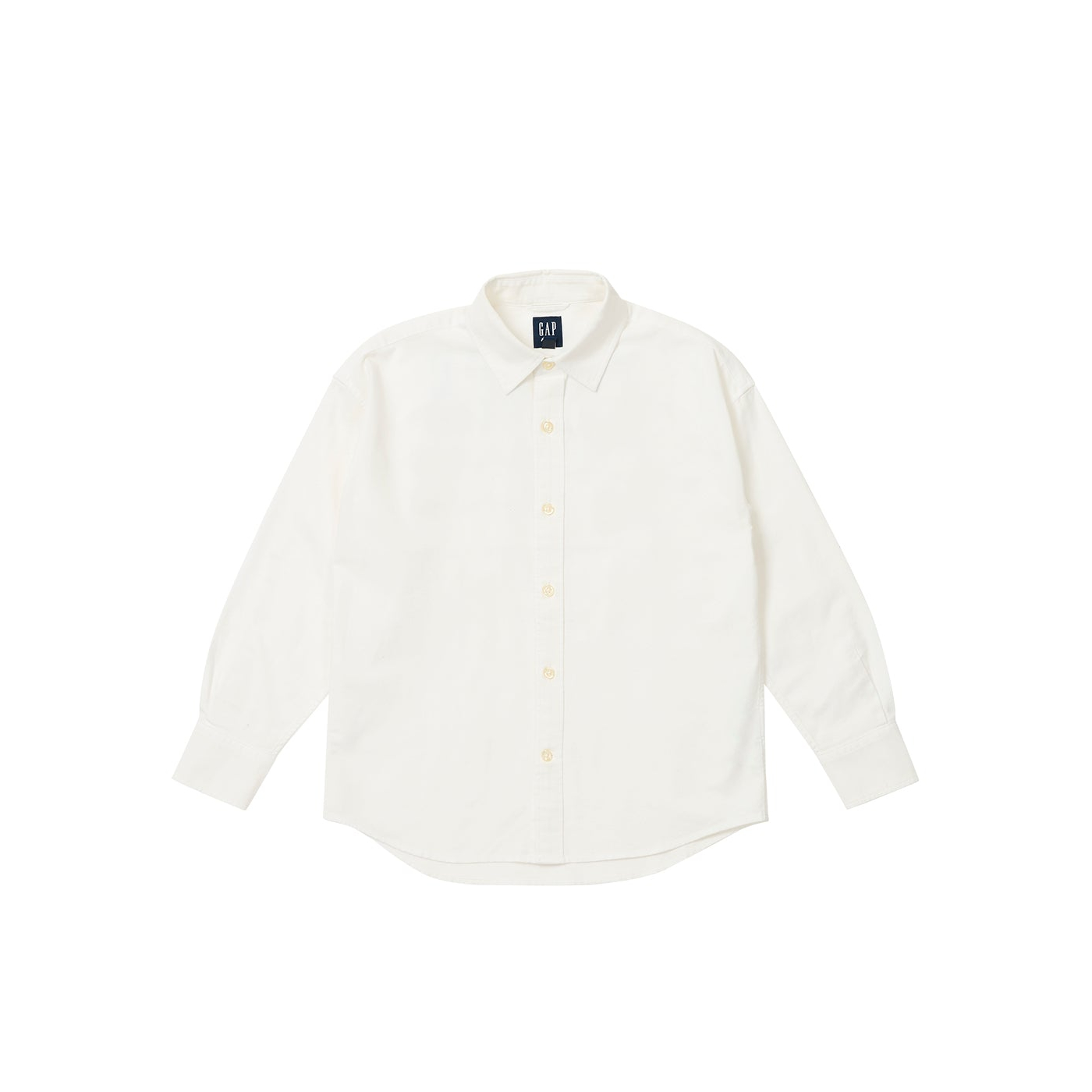 Thumbnail PALACE GAP KIDS OXFORD DROP SHOULDER WHITE one color