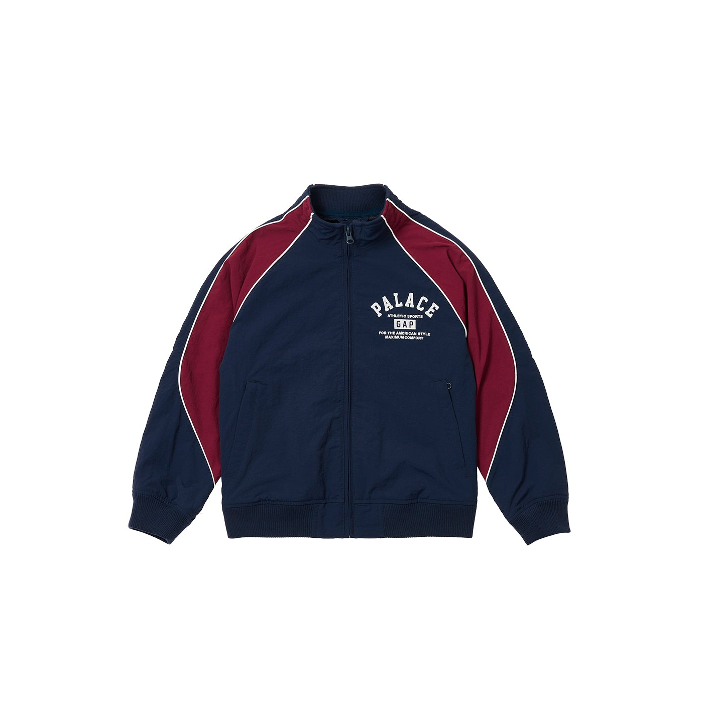 Thumbnail PALACE GAP KIDS NYLON TRACK TOP NAVY / RED one color