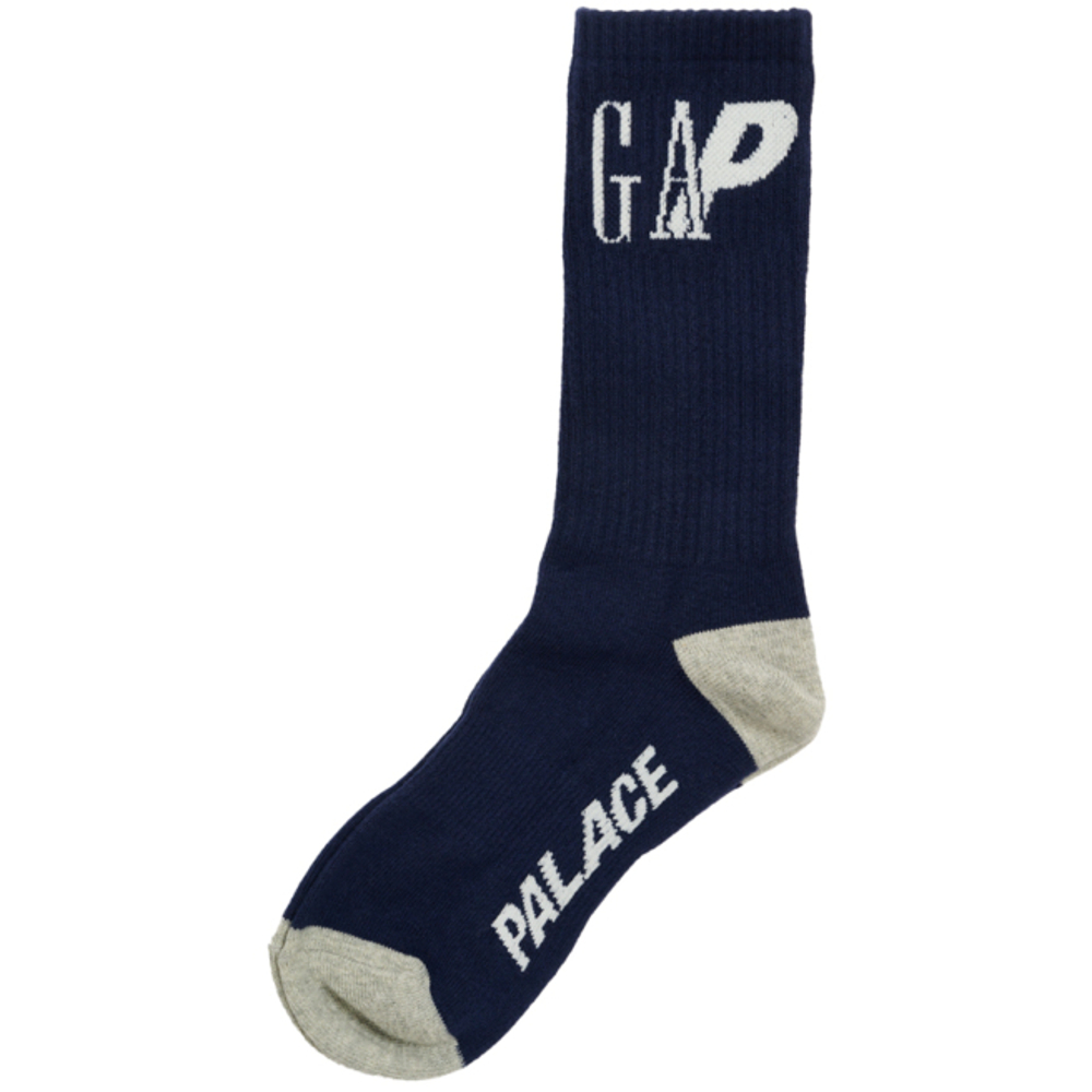 Thumbnail PALACE GAP CREW SOCK NAVY one color