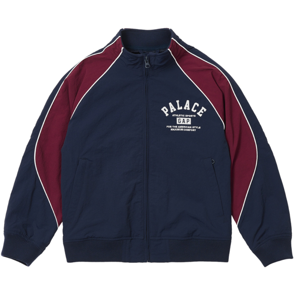 Thumbnail PALACE GAP KIDS NYLON TRACK TOP NAVY / RED one color