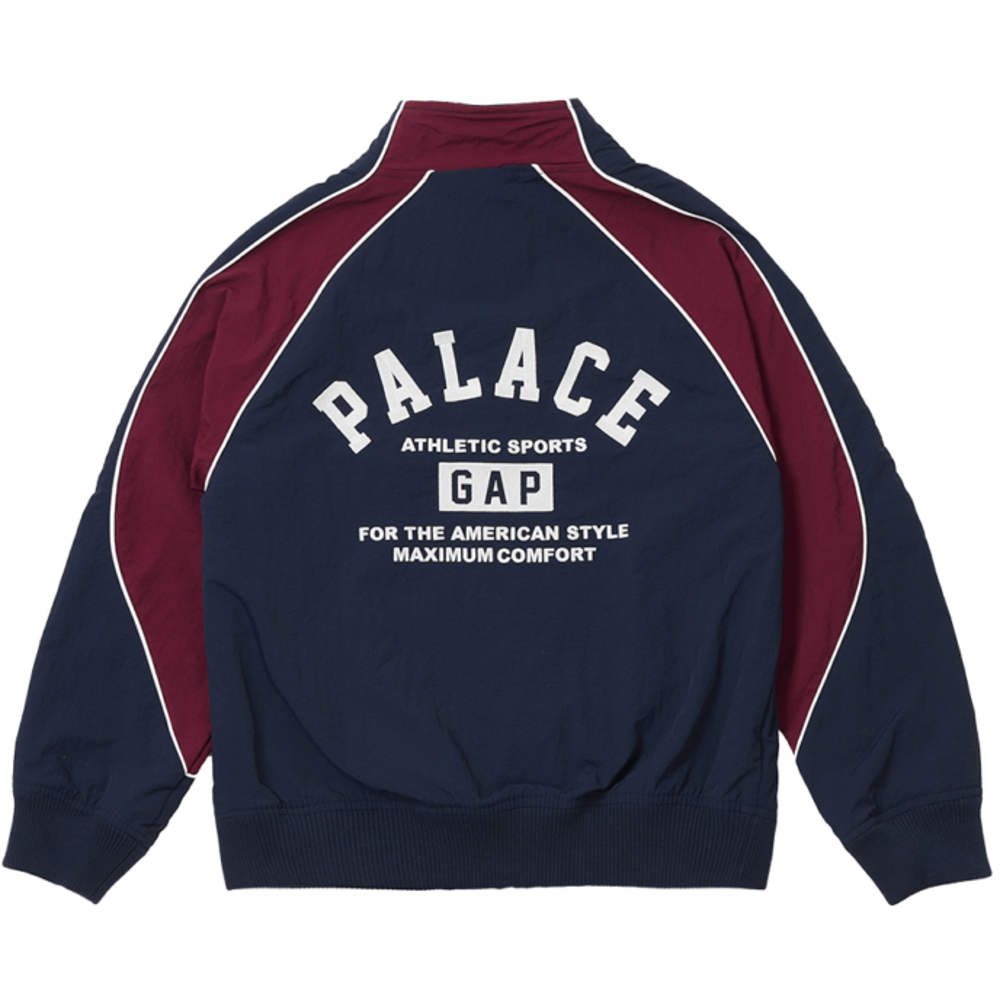 Thumbnail PALACE GAP KIDS NYLON TRACK TOP NAVY / RED one color