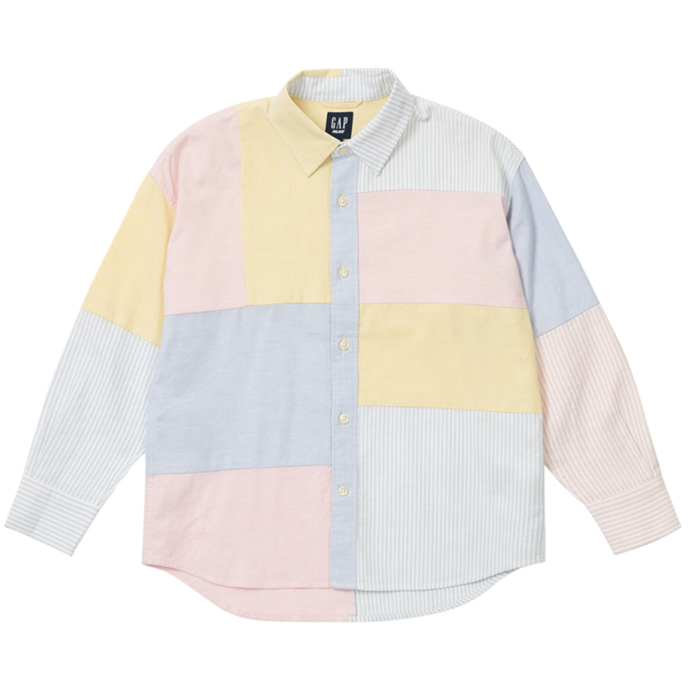 Thumbnail PALACE GAP KIDS OXFORD DROP SHOULDER MULTI one color