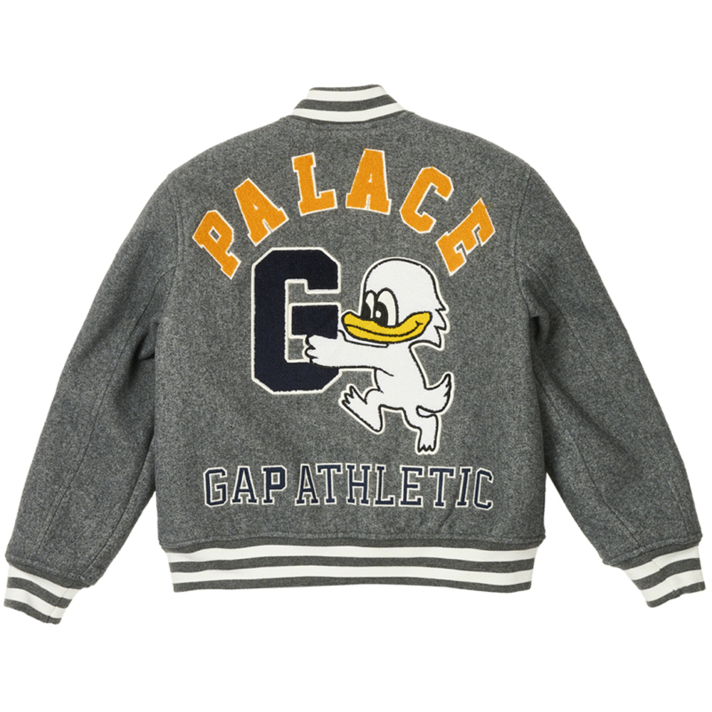 Thumbnail PALACE GAP KIDS VARSITY JACKET GREY one color