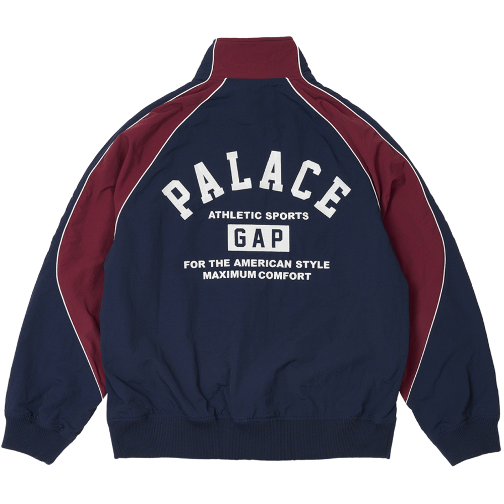 Palace Gap Nylon Track Top Navy / Red - Palace Gap 2024 - Palace 