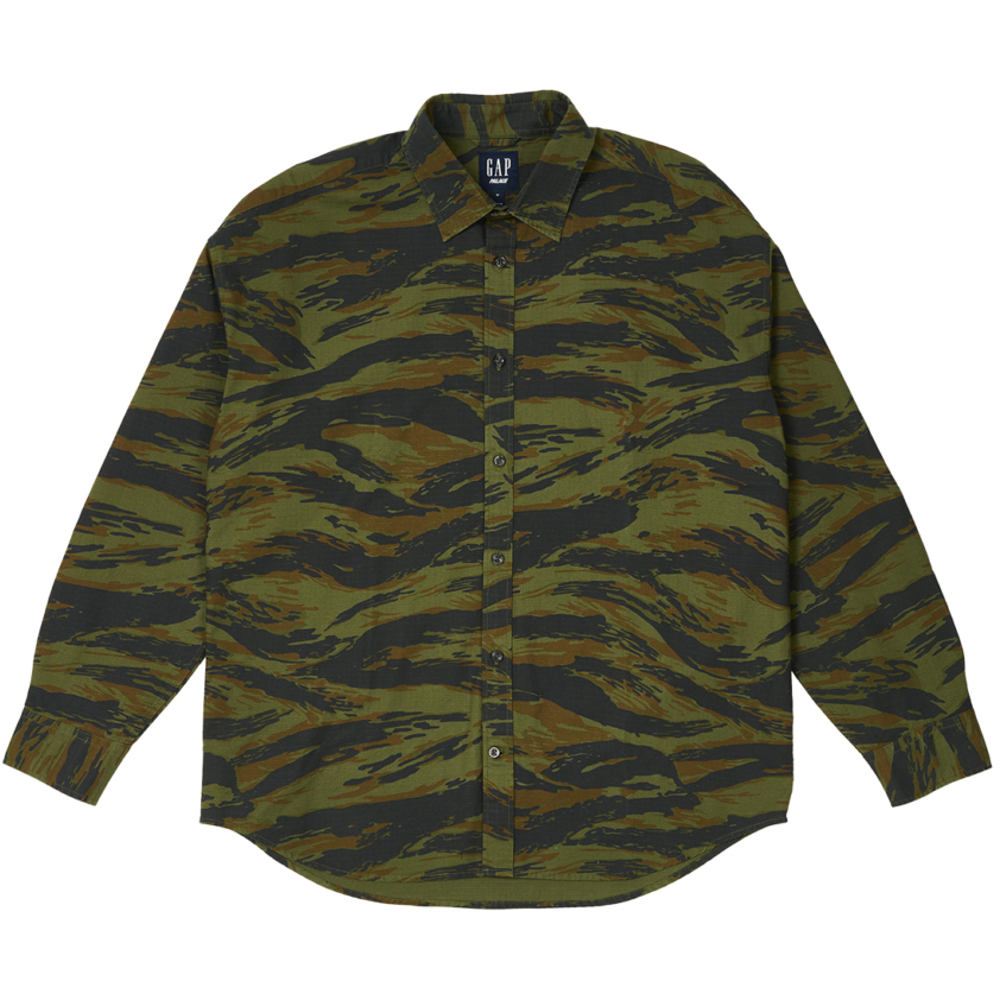 Thumbnail PALACE GAP OXFORD DROP SHOULDER CAMO one color