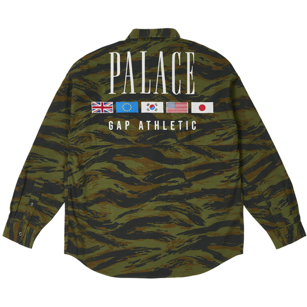 Thumbnail PALACE GAP OXFORD DROP SHOULDER CAMO one color