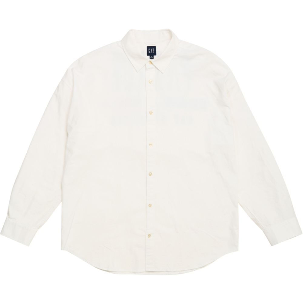 Thumbnail PALACE GAP OXFORD DROP SHOULDER WHITE one color