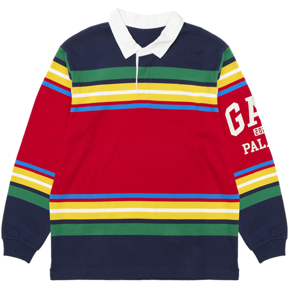 Thumbnail PALACE GAP RUGBY SHIRT MULTI one color