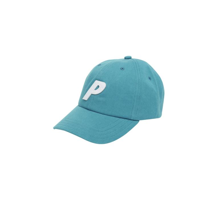 P 6-PANEL TEAL one color