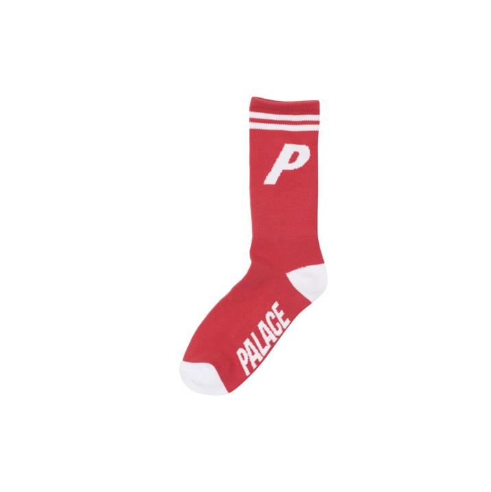 P SOCKS RED one color