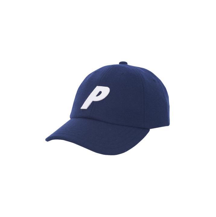 P 6-PANEL NAVY WOOL one color