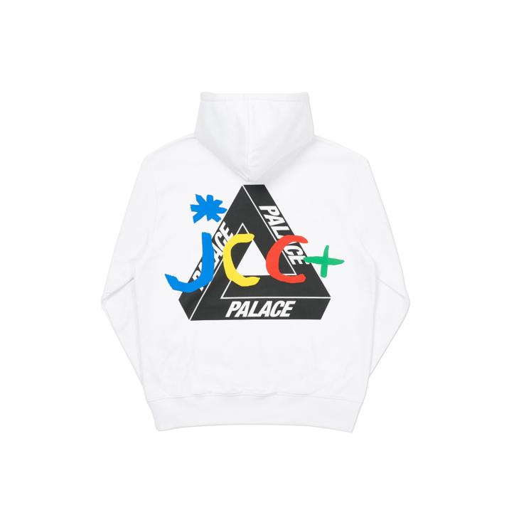 PALACE HOODIE JCDC WHITE one color