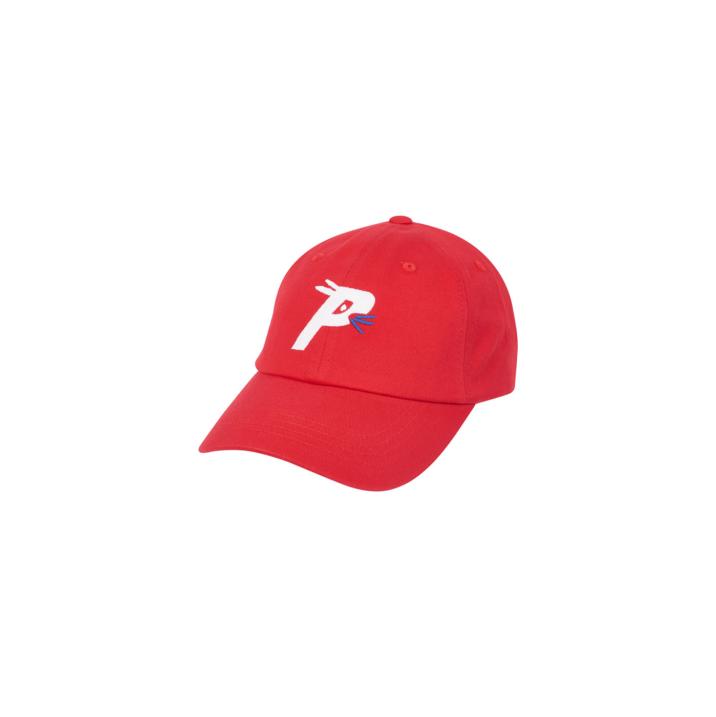 PALACE JCDC CAP 6 PANEL RED one color