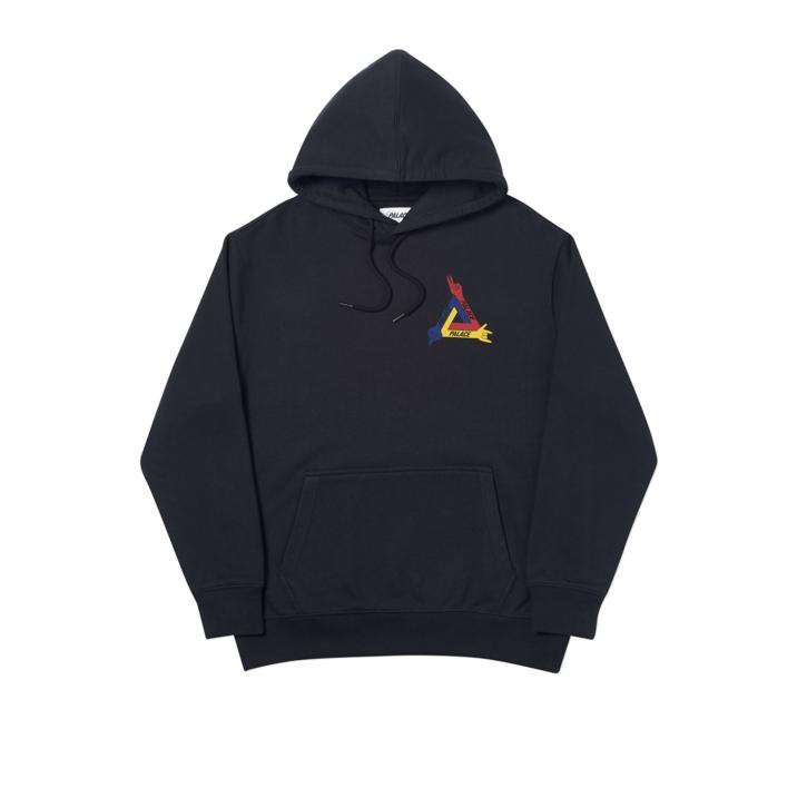 Thumbnail PALACE JCDC HOODIE BLACK one color