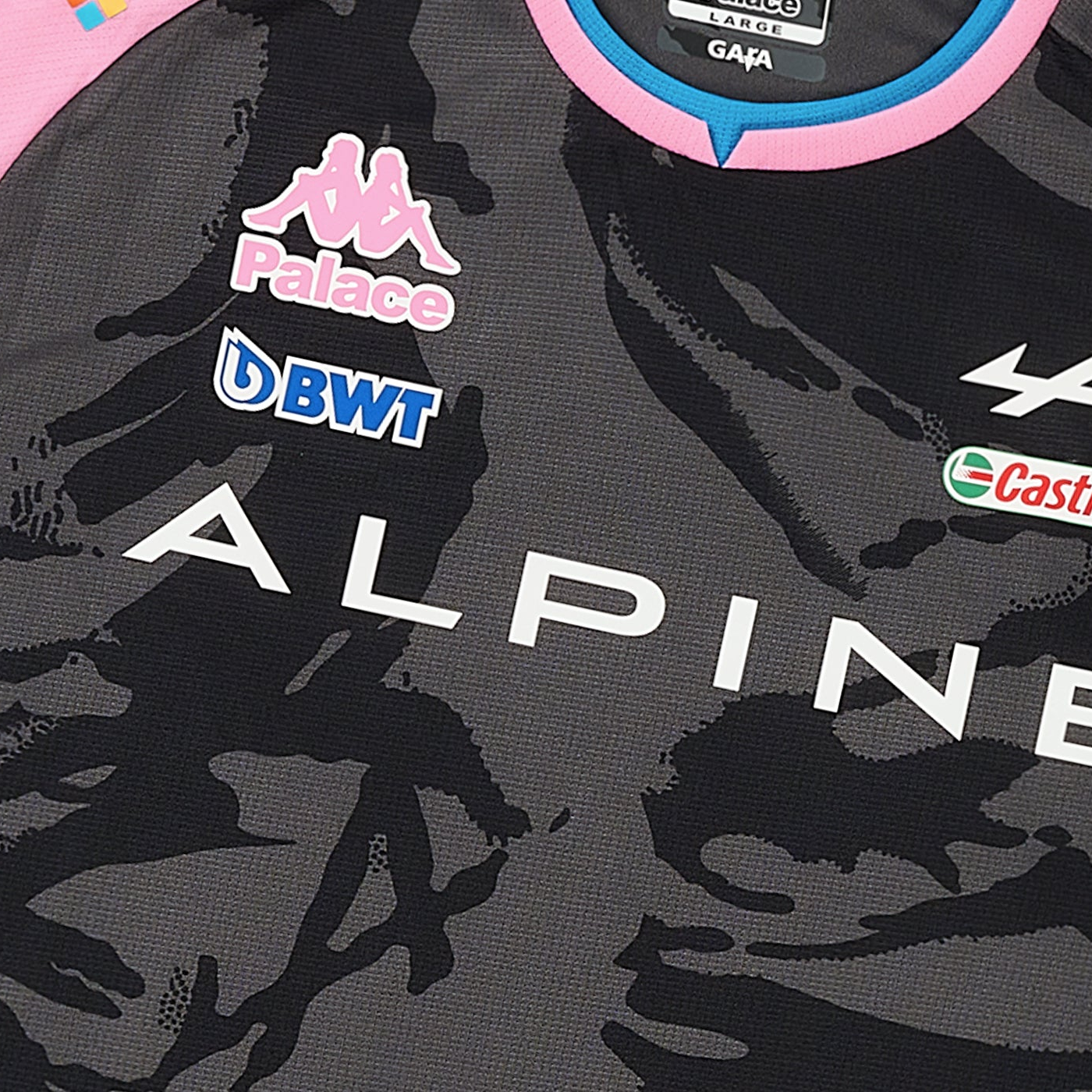 Thumbnail PALACE KAPPA FOR ALPINE DRIVER JERSEY NIGHT DESERT CAMO one color